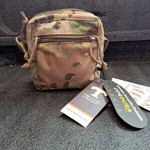 Tactical Cronex Molle Bag Camo CORDURA Fabric YKK Zip Outdoor Hiking 5x5.5x3"